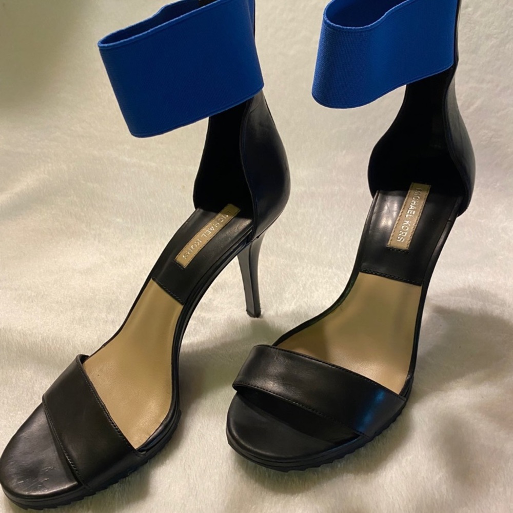 Michael kors Heels, blue ankle strap